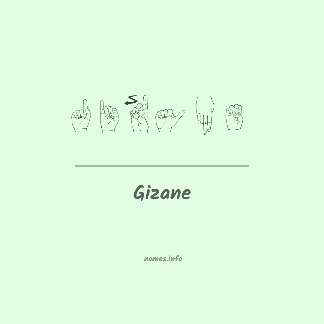 Gizane em Libras