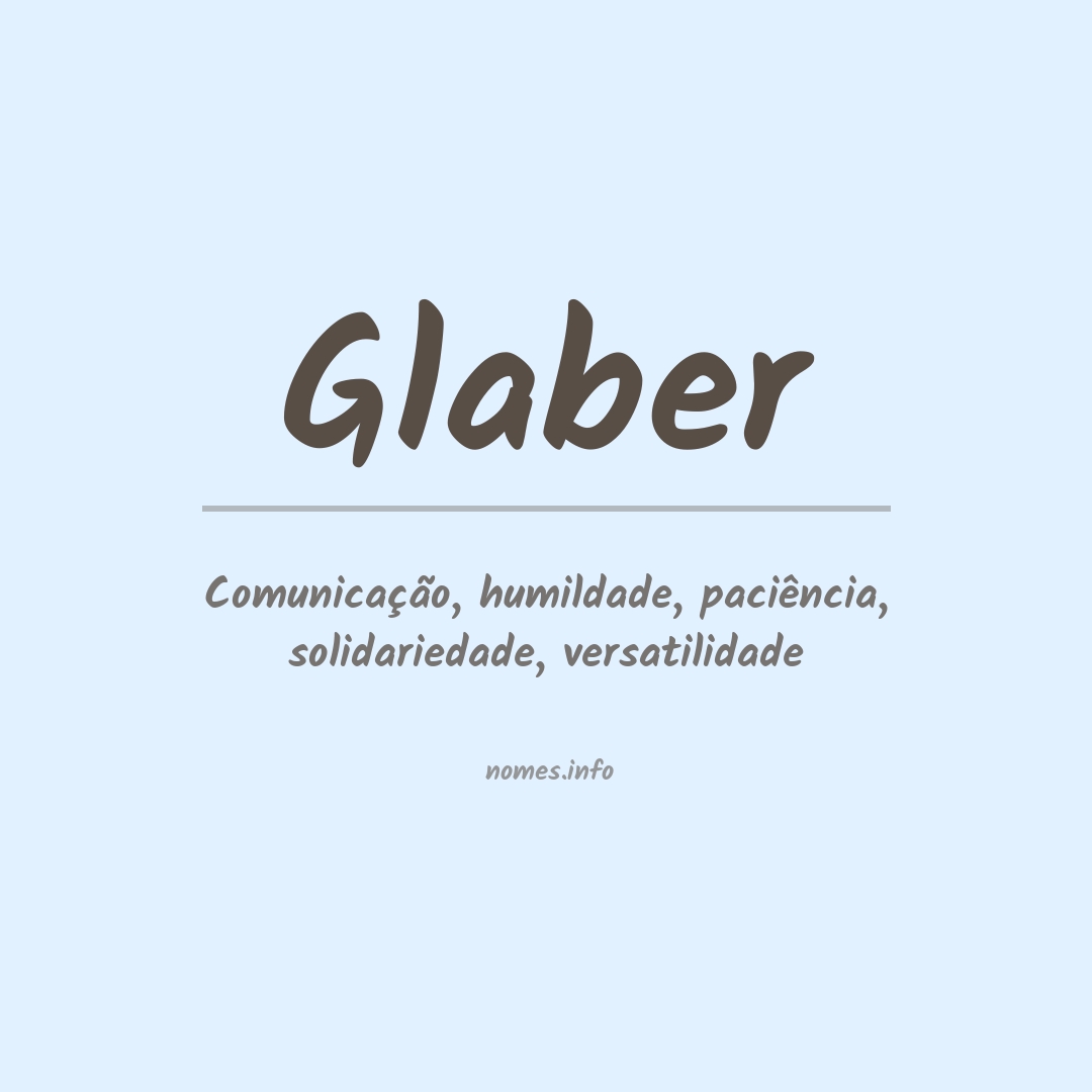 Significado do nome Glaber