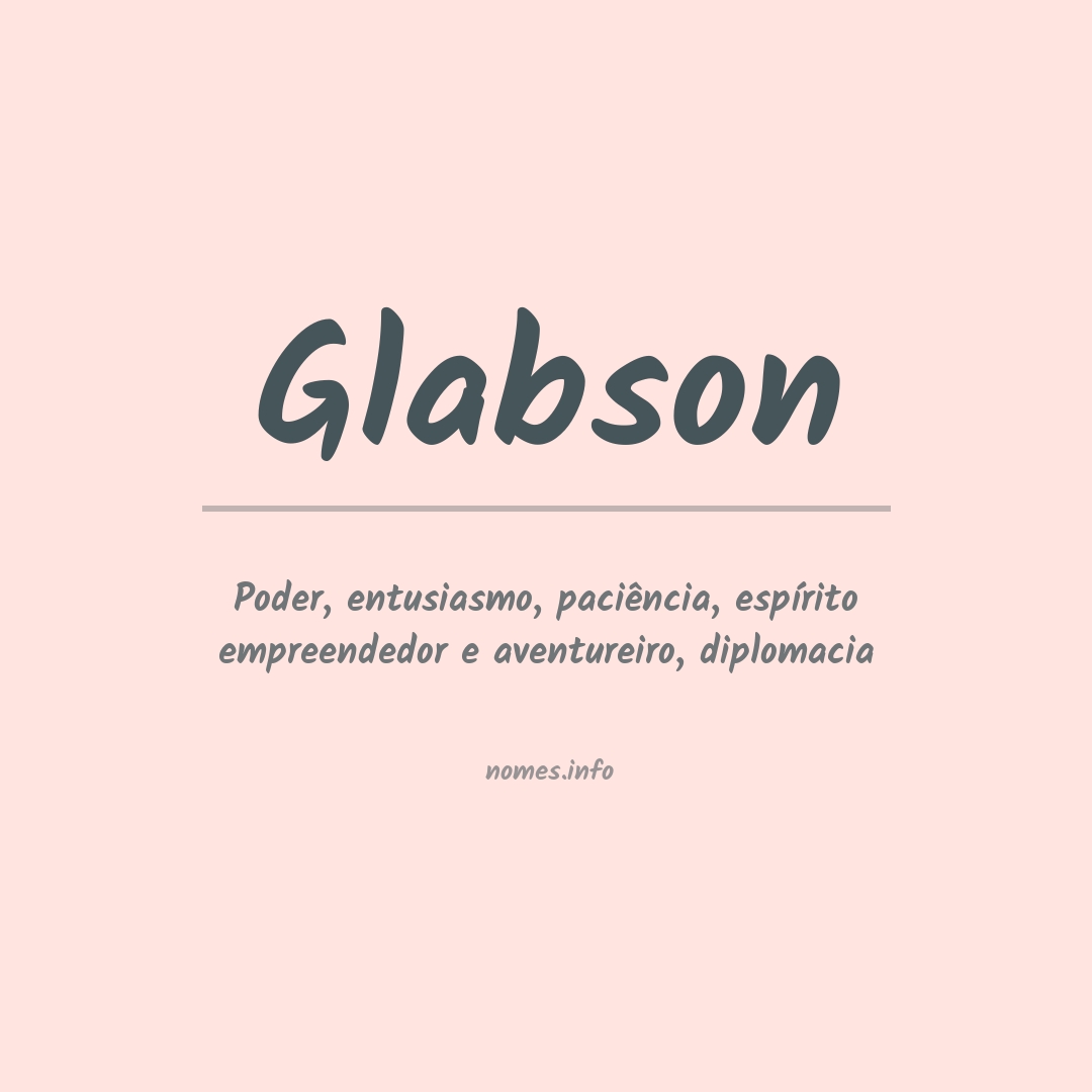 Significado do nome Glabson