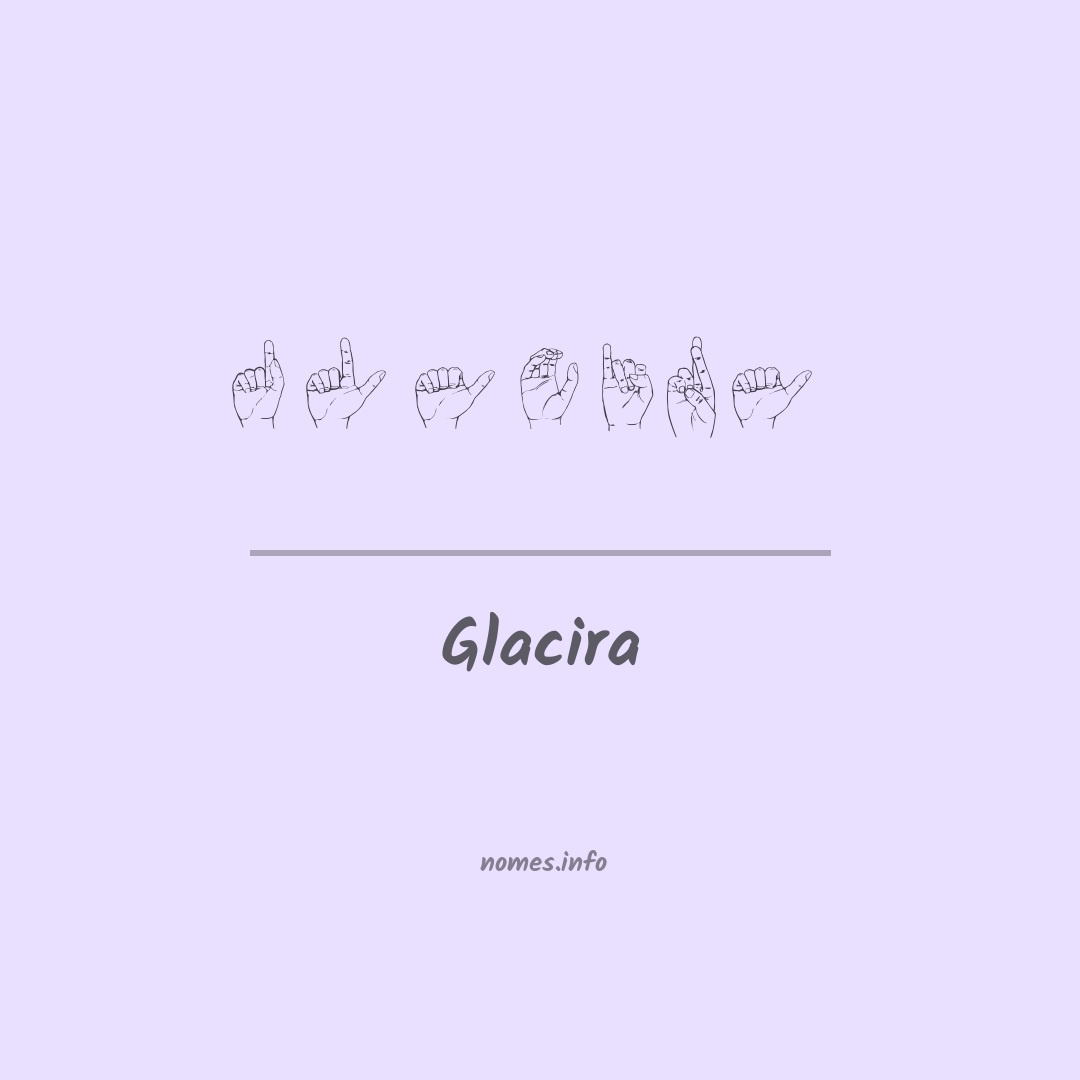 Glacira em Libras