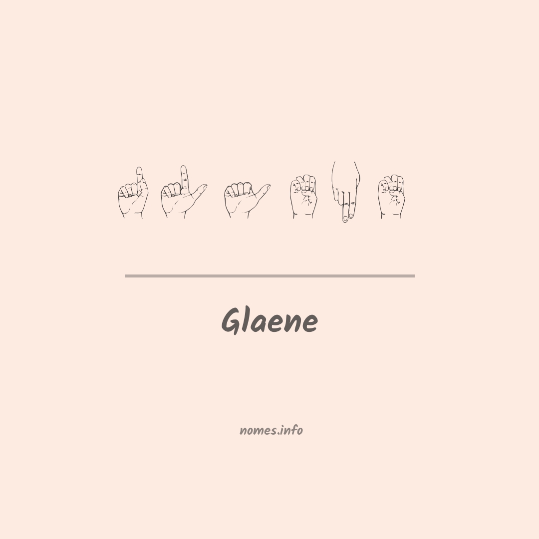 Glaene em Libras