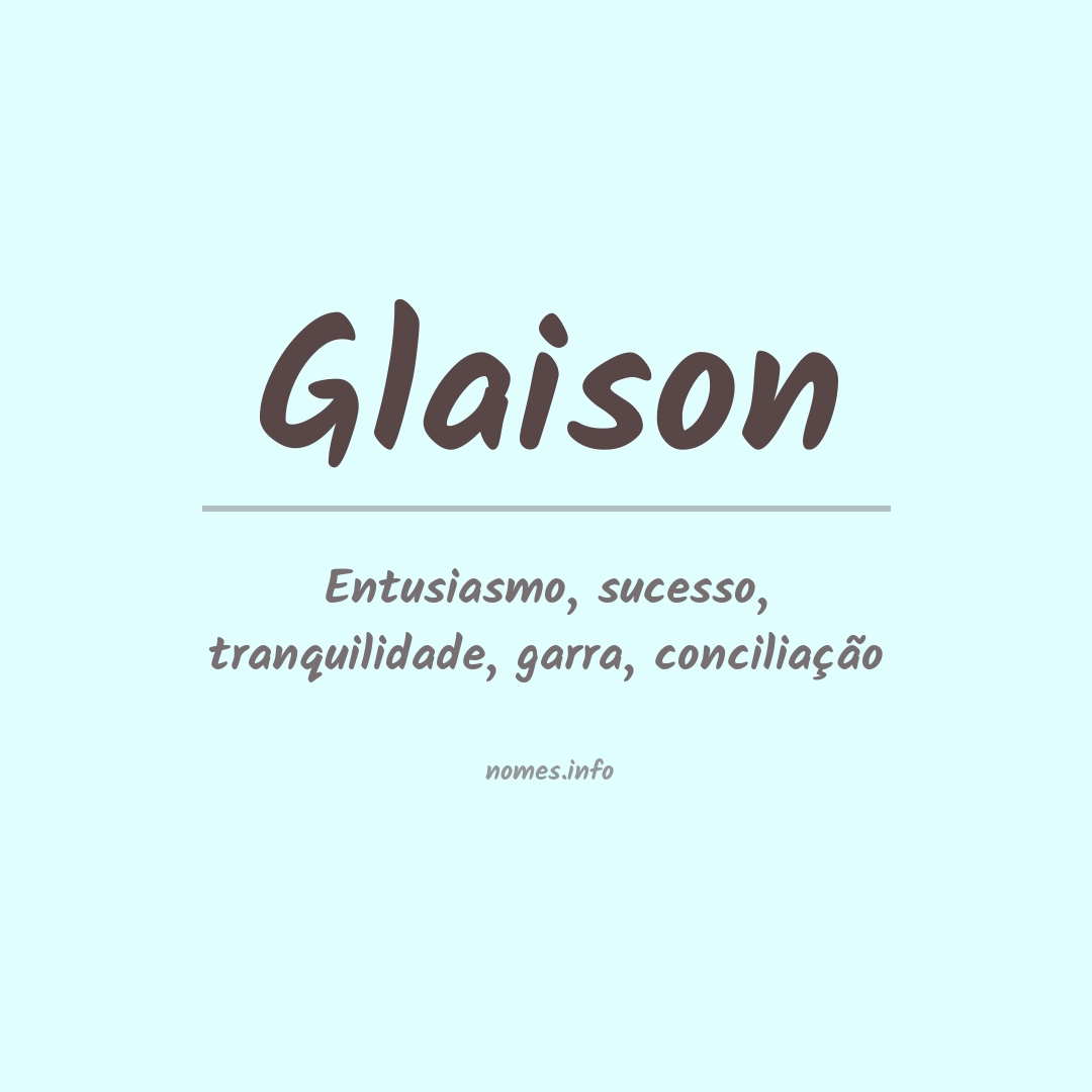 Significado do nome Glaison