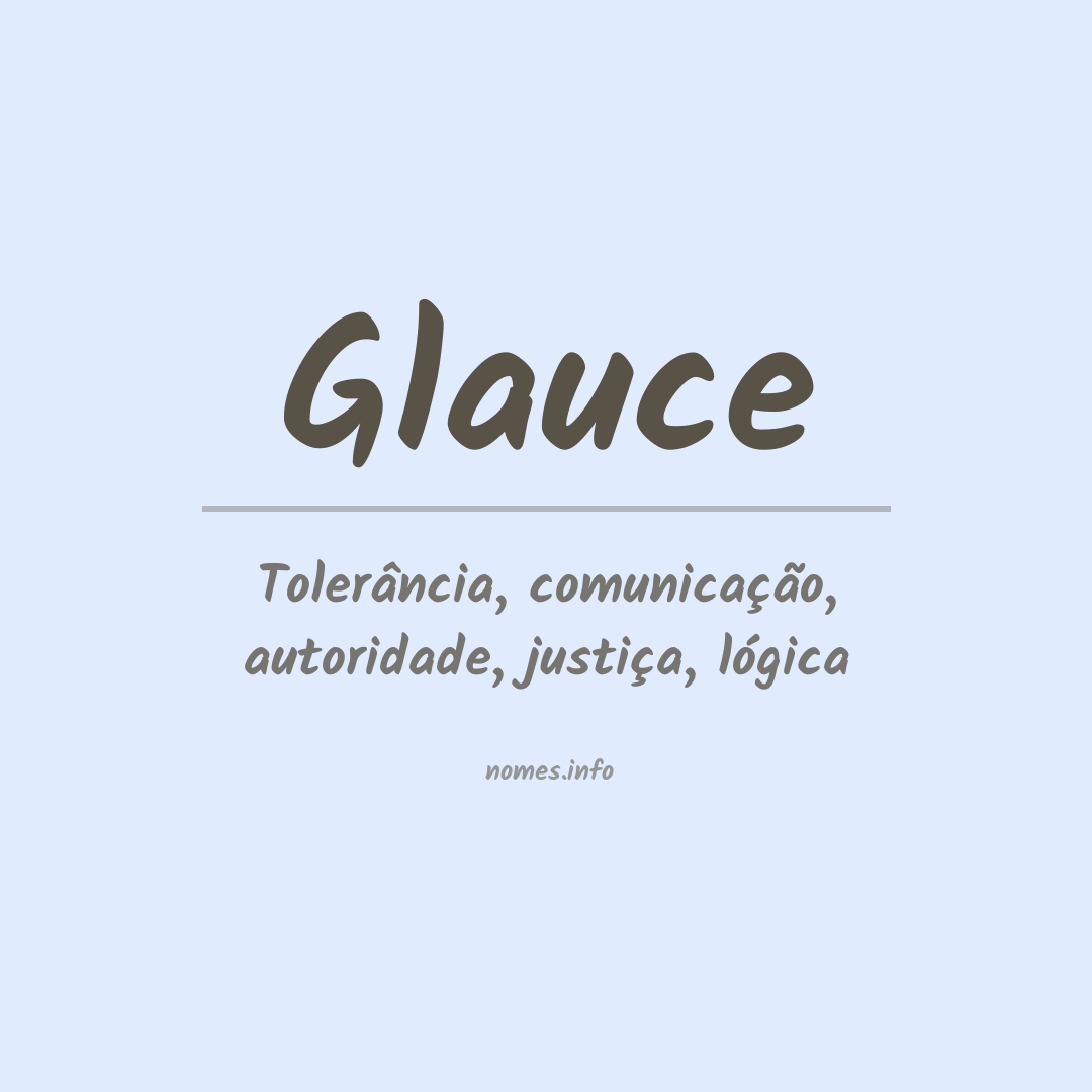 Significado do nome Glauce