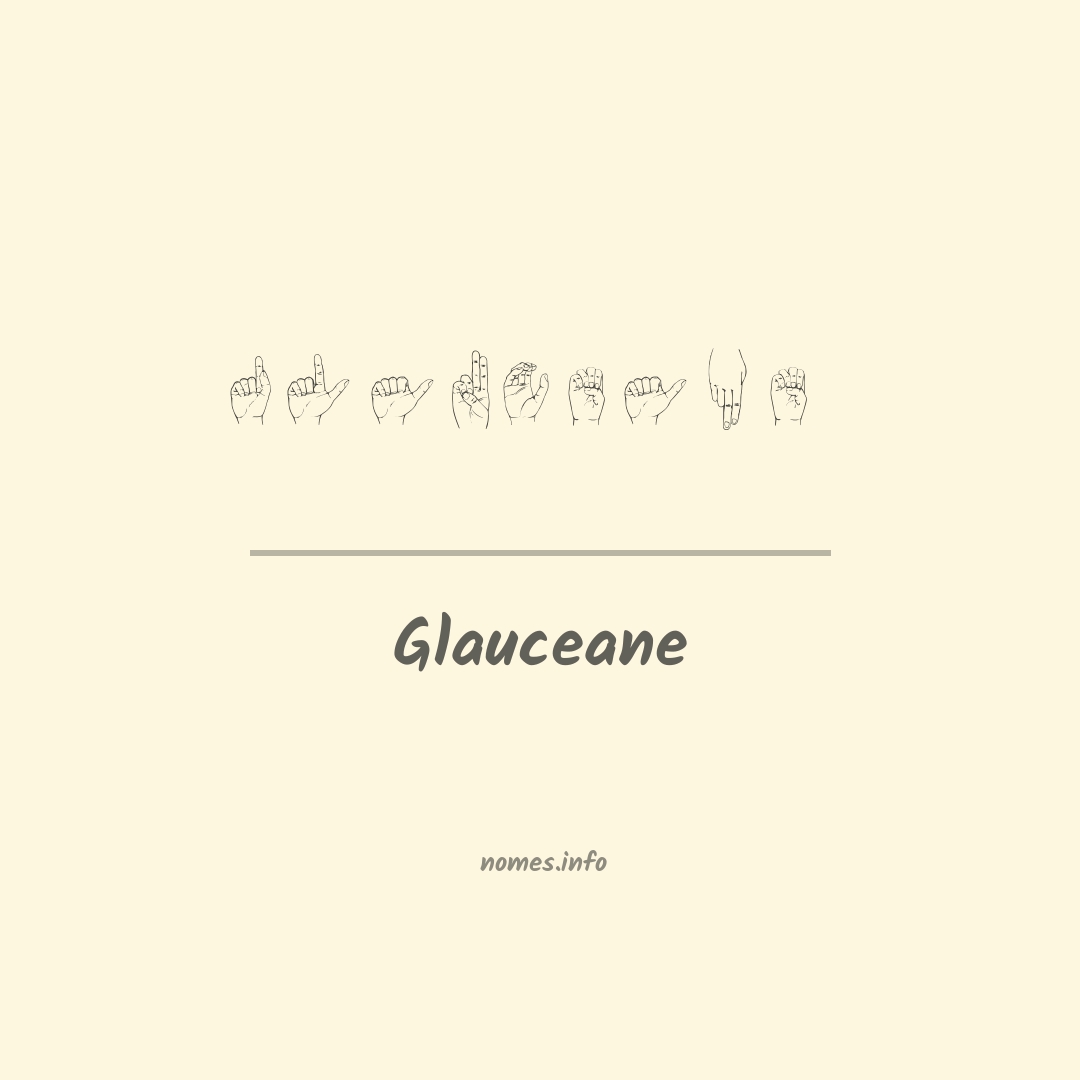Glauceane em Libras