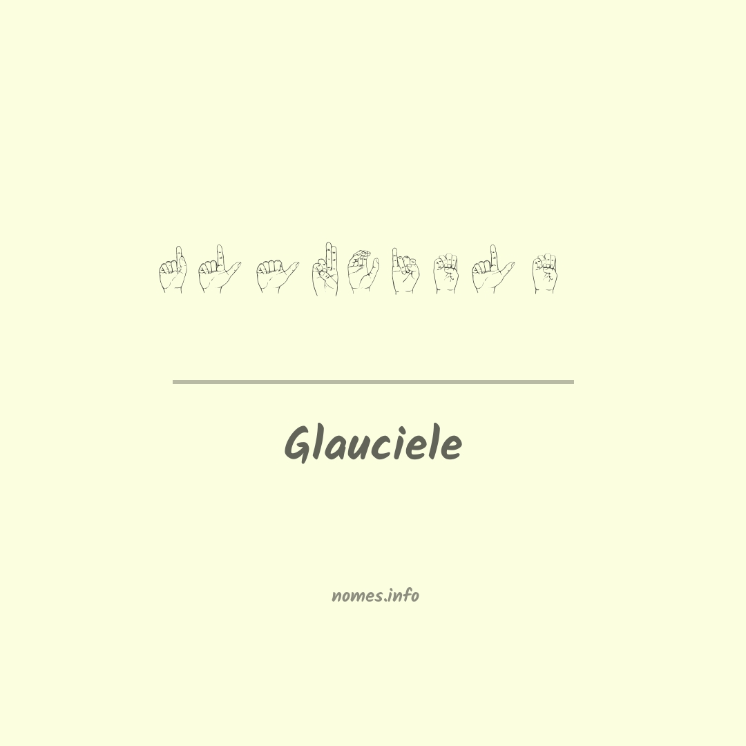 Glauciele em Libras