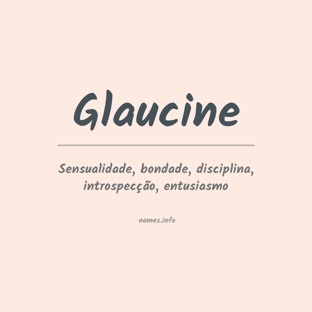 Significado do nome Glaucine