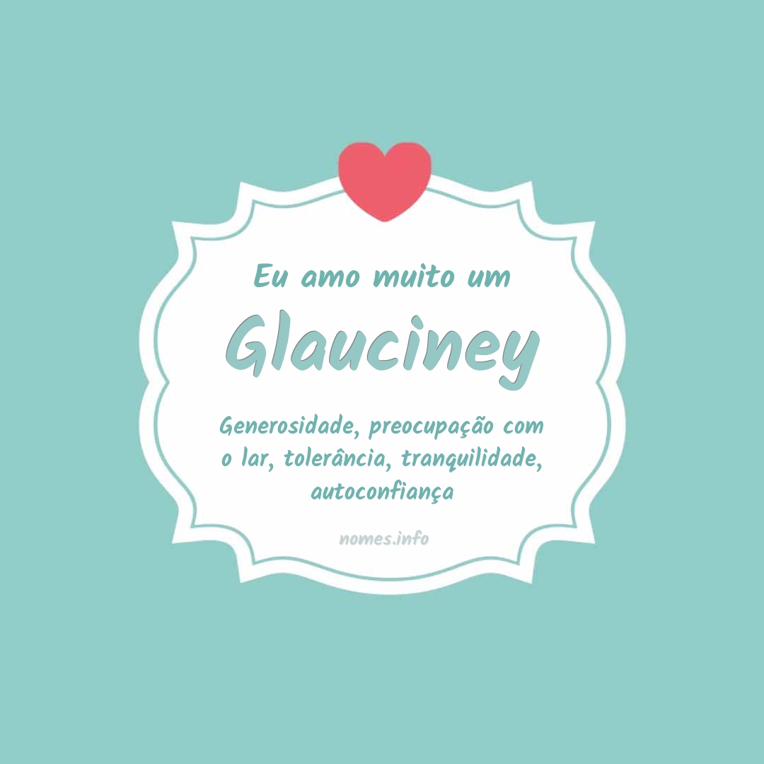 Eu amo muito Glauciney