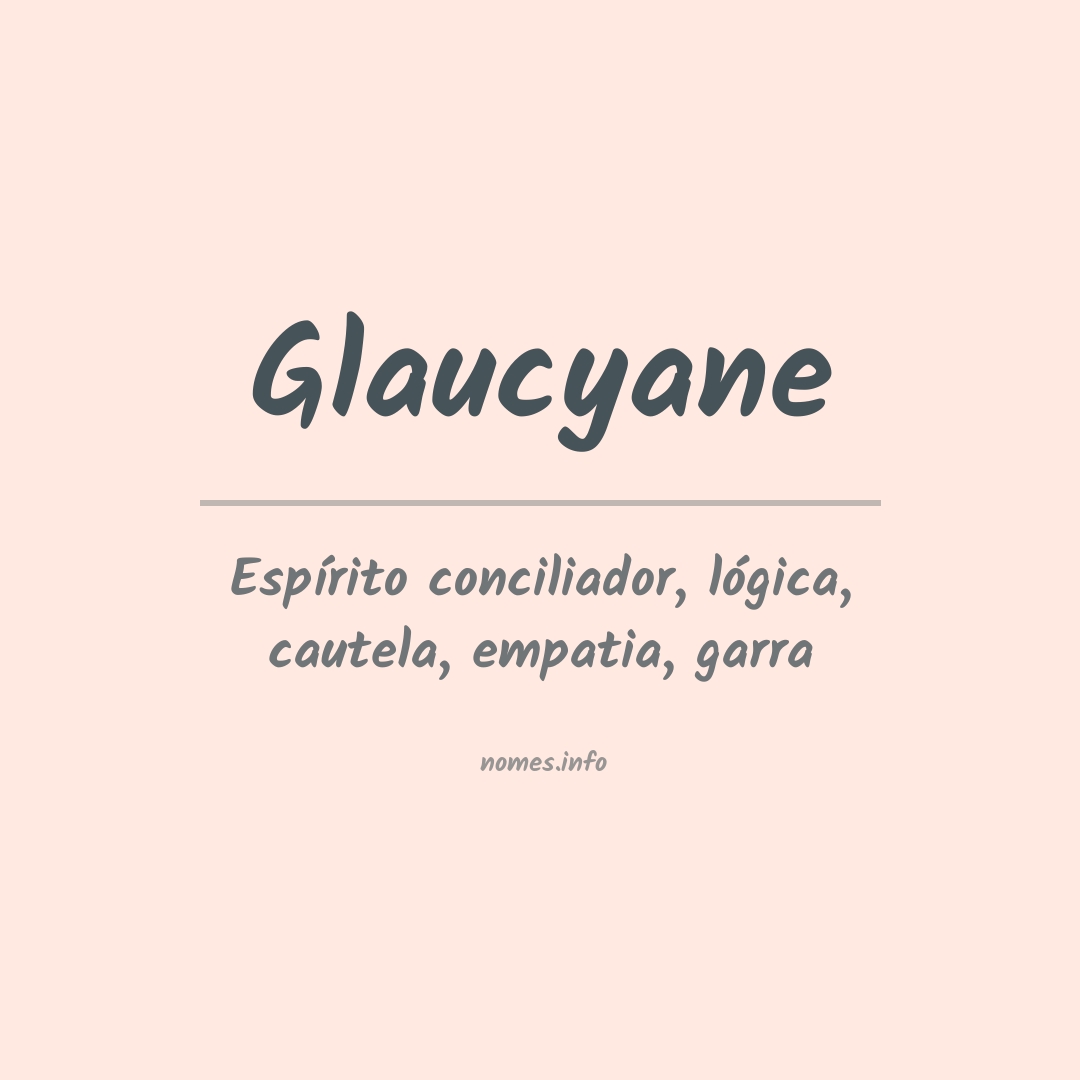 Significado do nome Glaucyane