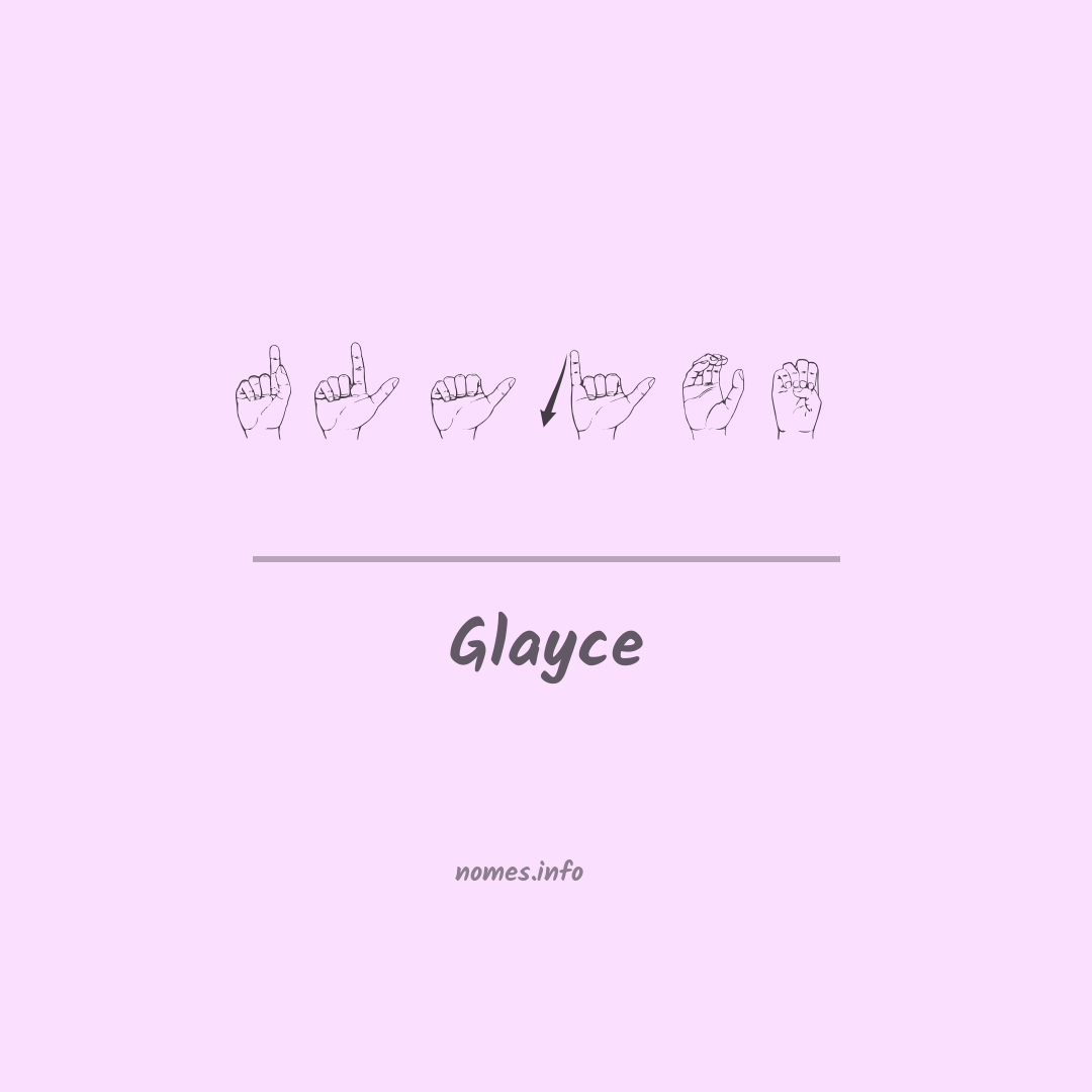 Glayce em Libras