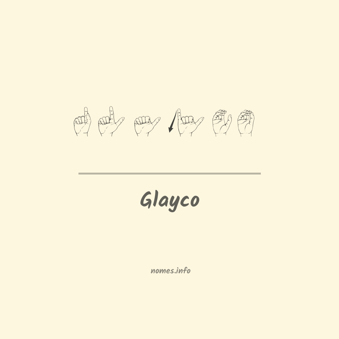 Glayco em Libras