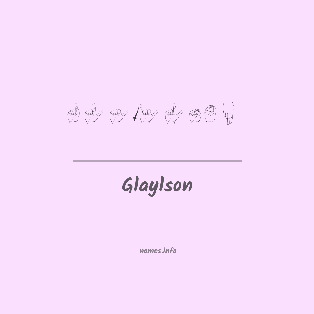 Glaylson em Libras