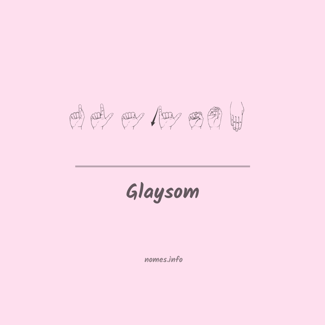 Glaysom em Libras