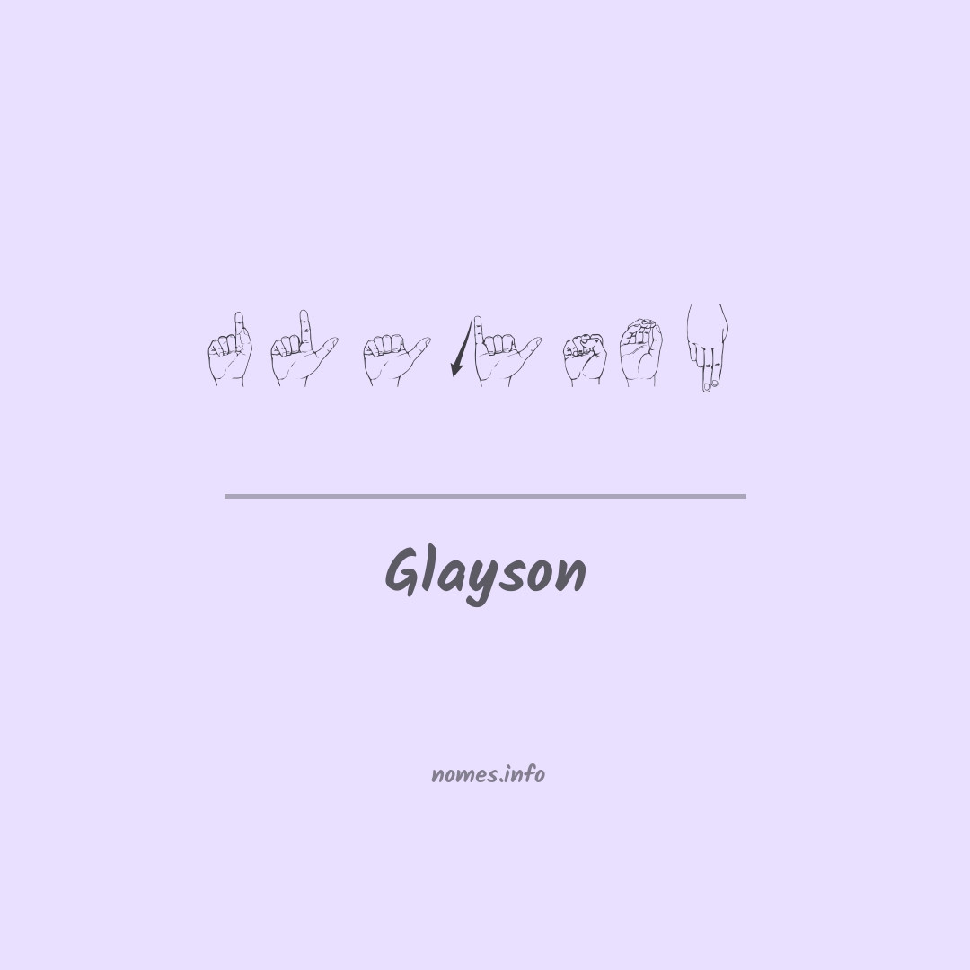 Glayson em Libras