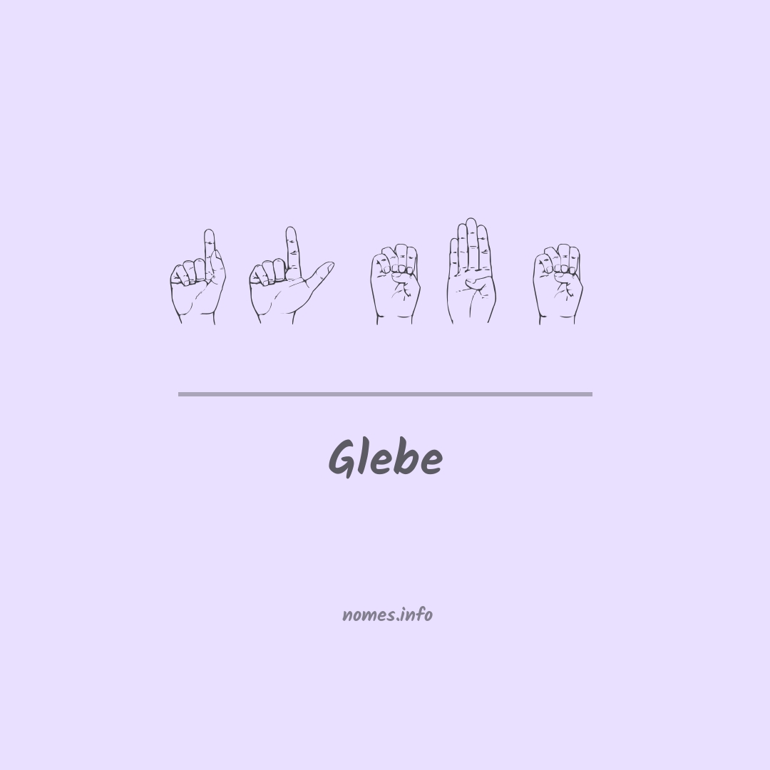 Glebe em Libras