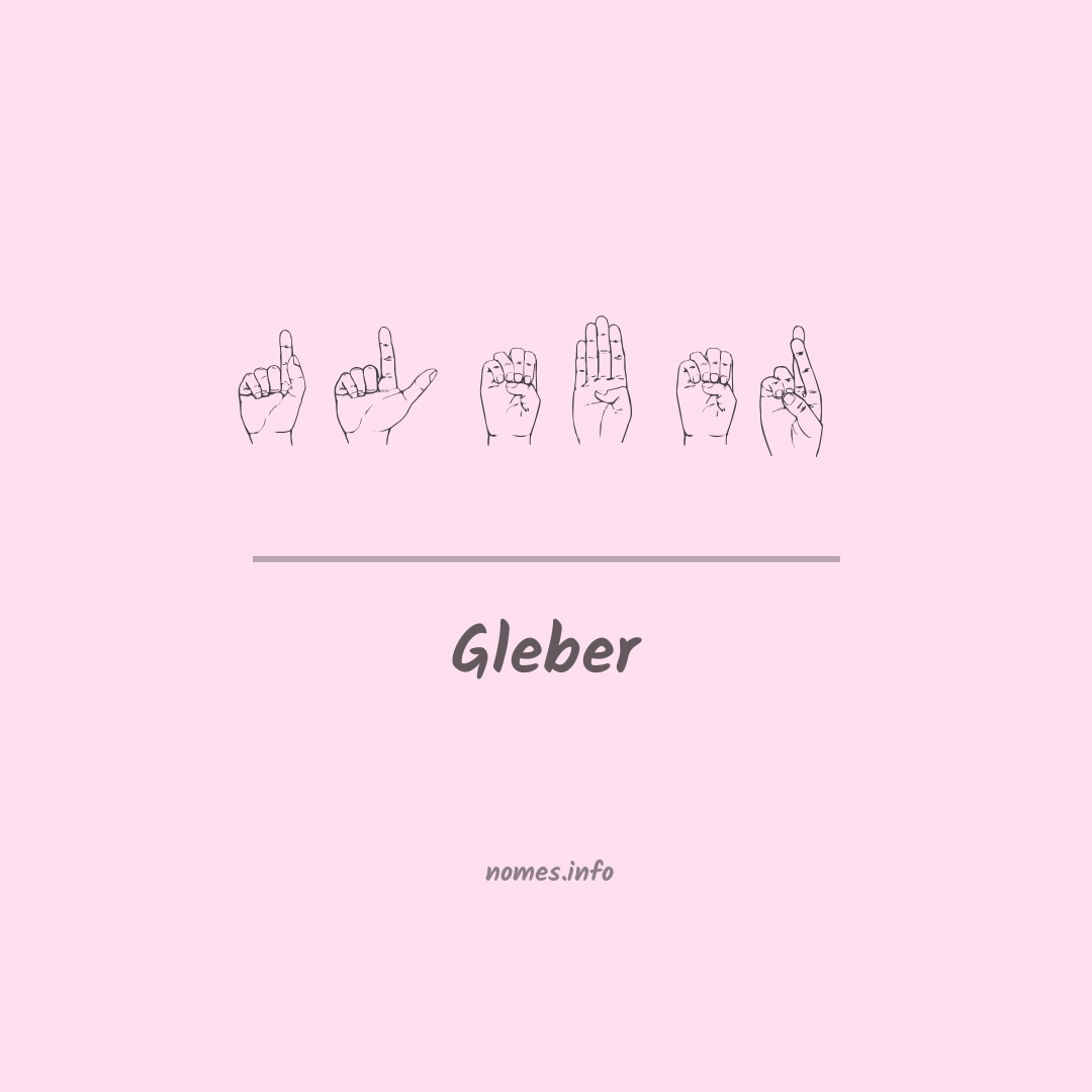 Gleber em Libras