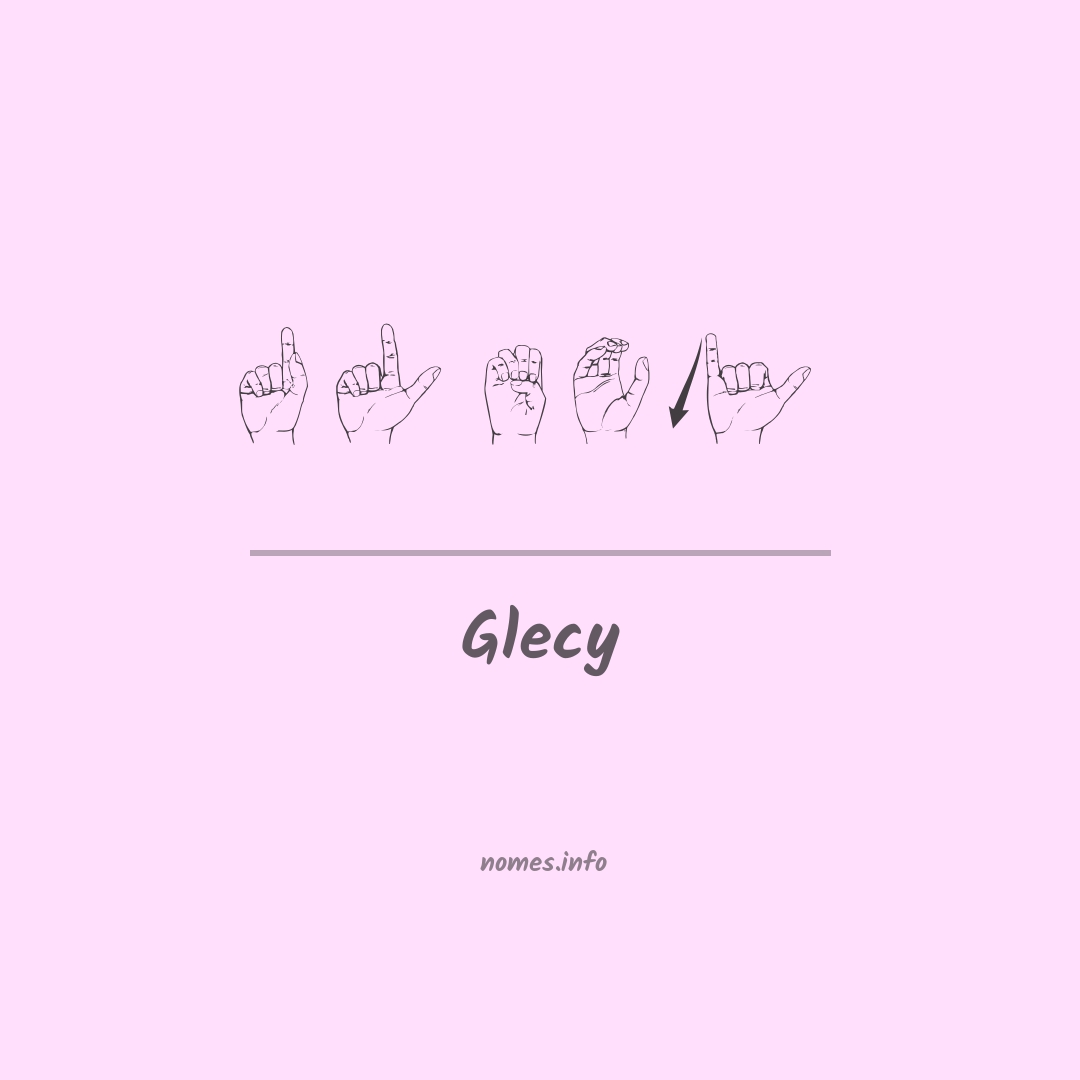 Glecy em Libras