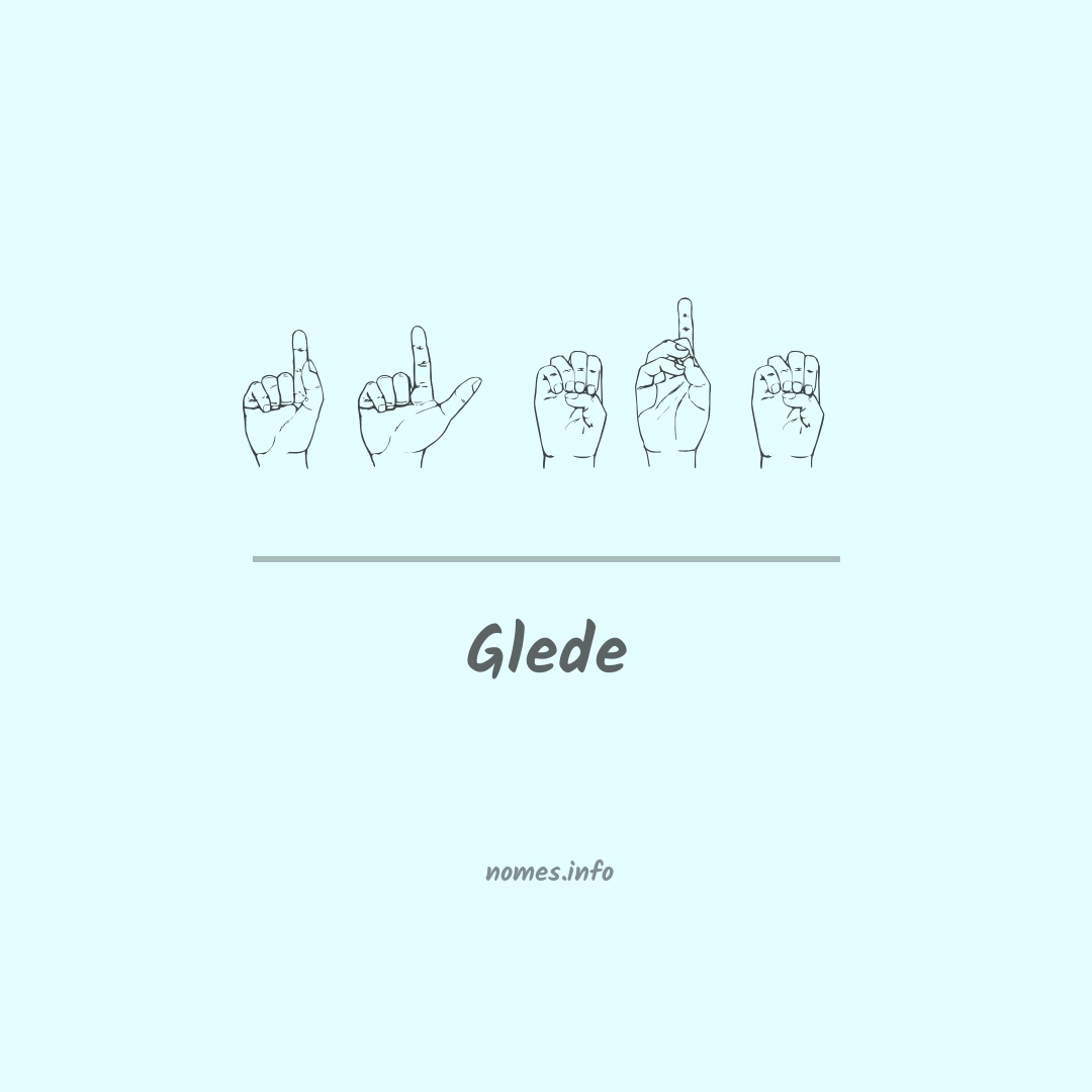 Glede em Libras