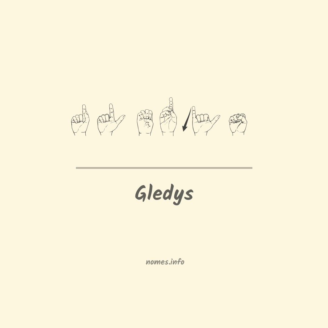 Gledys em Libras