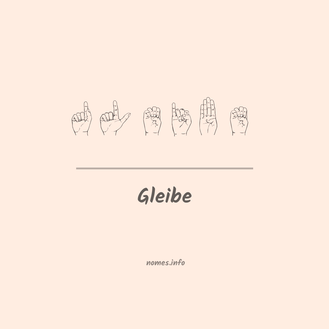 Gleibe em Libras