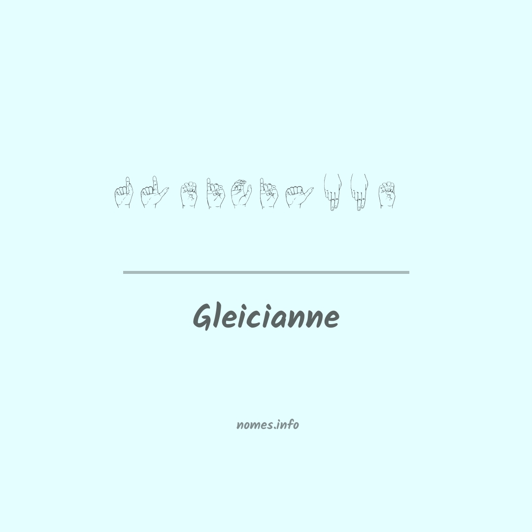 Gleicianne em Libras