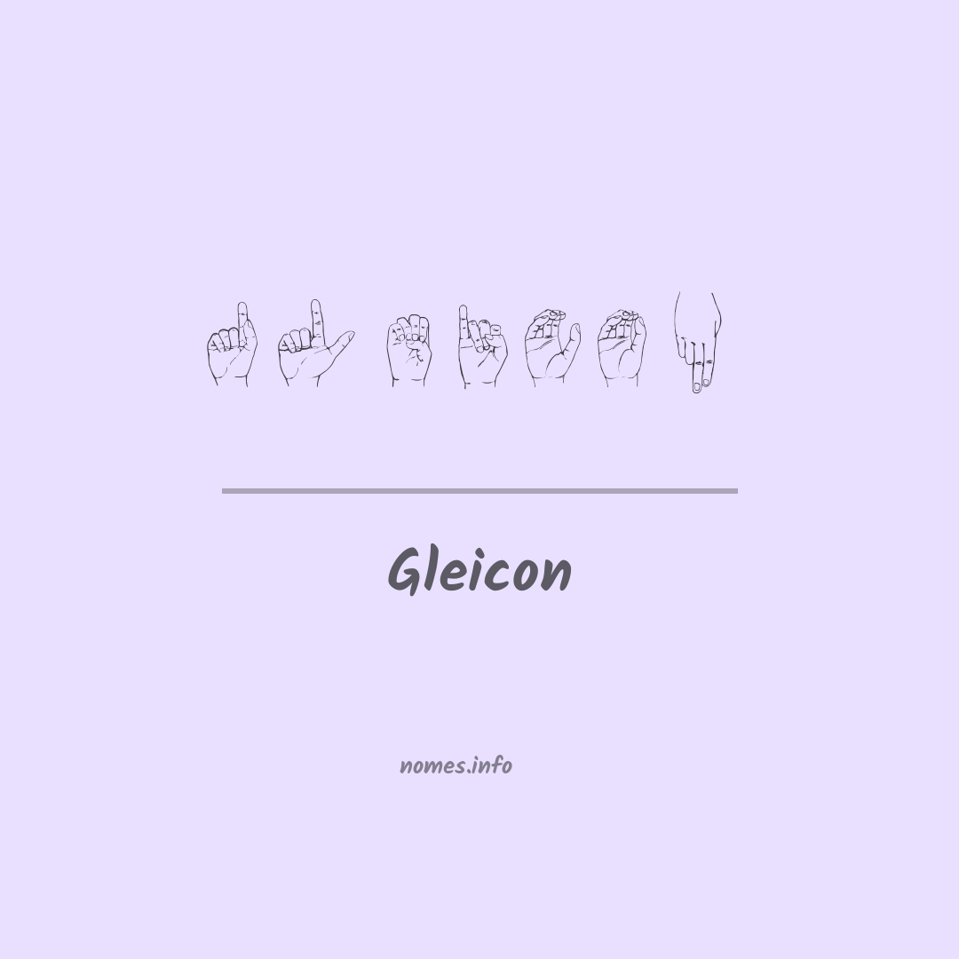 Gleicon em Libras