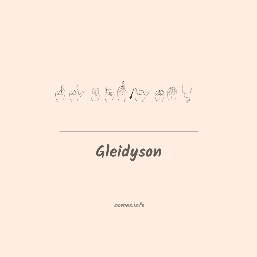 Gleidyson em Libras