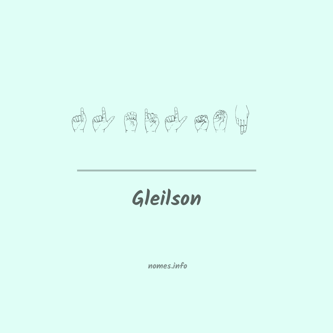 Gleilson em Libras