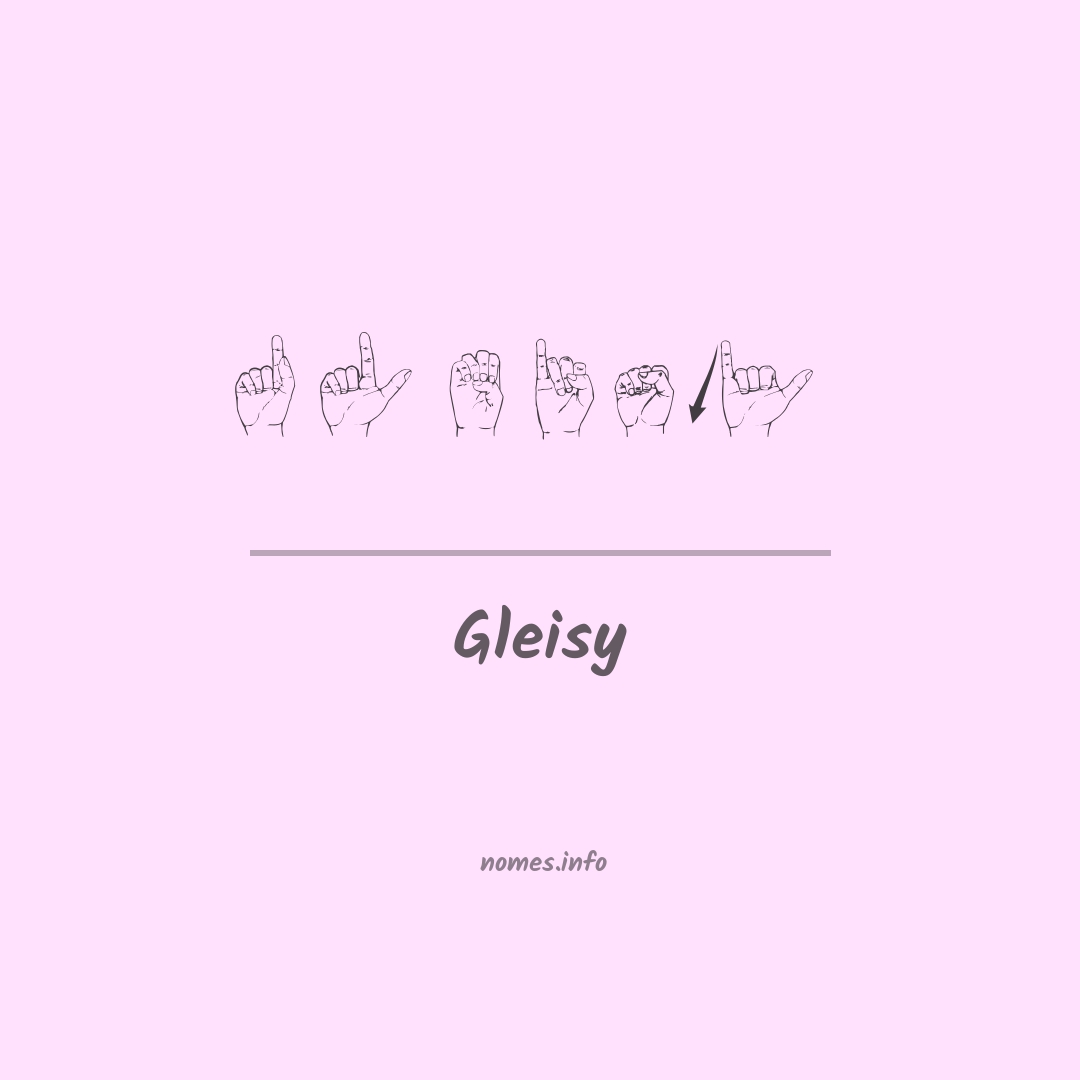 Gleisy em Libras