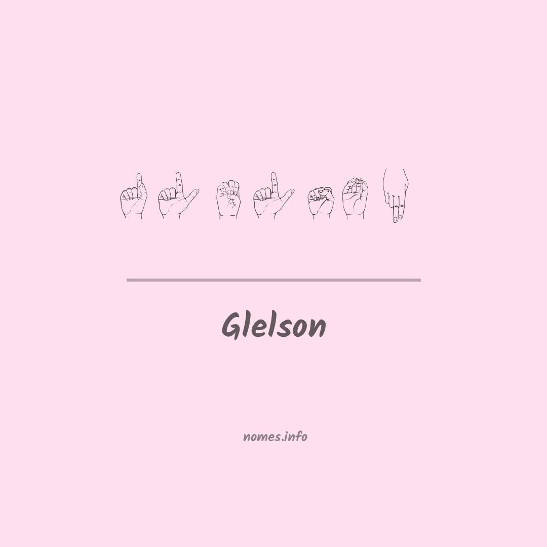 Glelson em Libras