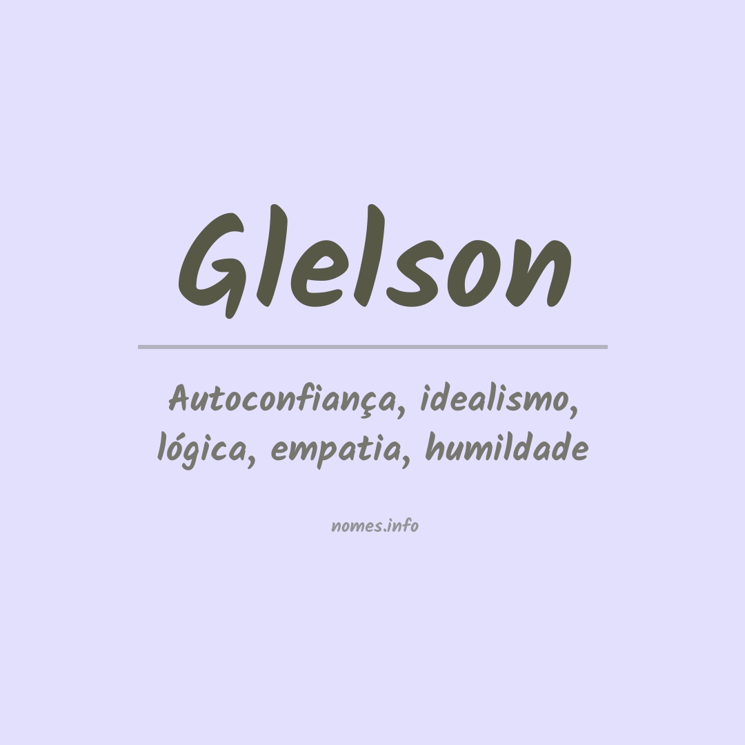 Significado do nome Glelson