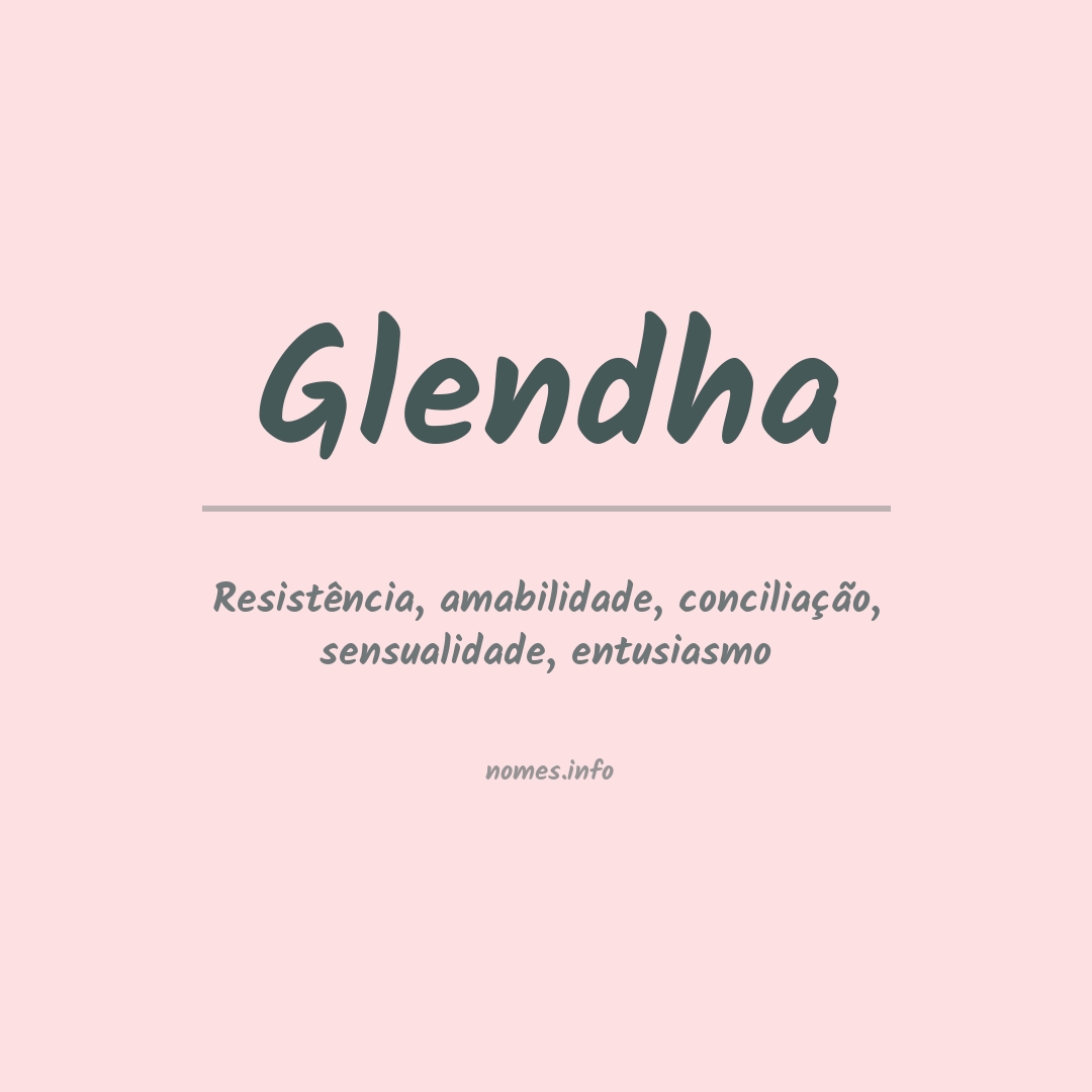 Significado do nome Glendha