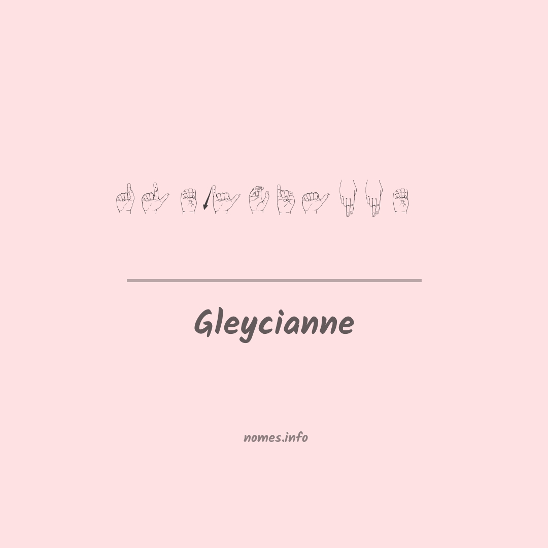 Gleycianne em Libras
