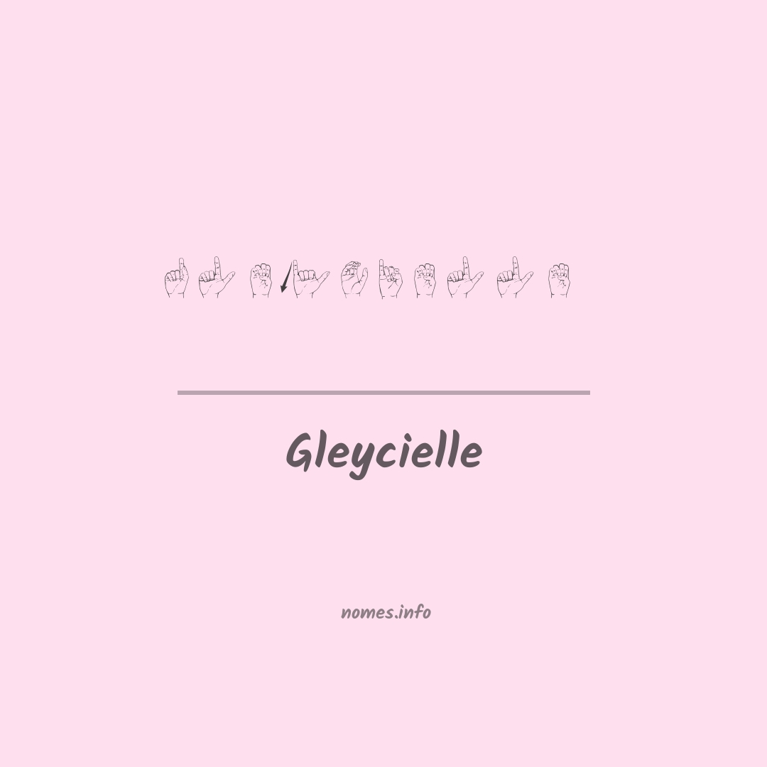 Gleycielle em Libras
