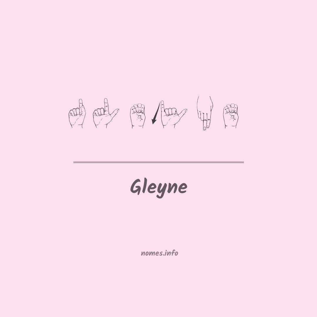 Gleyne em Libras