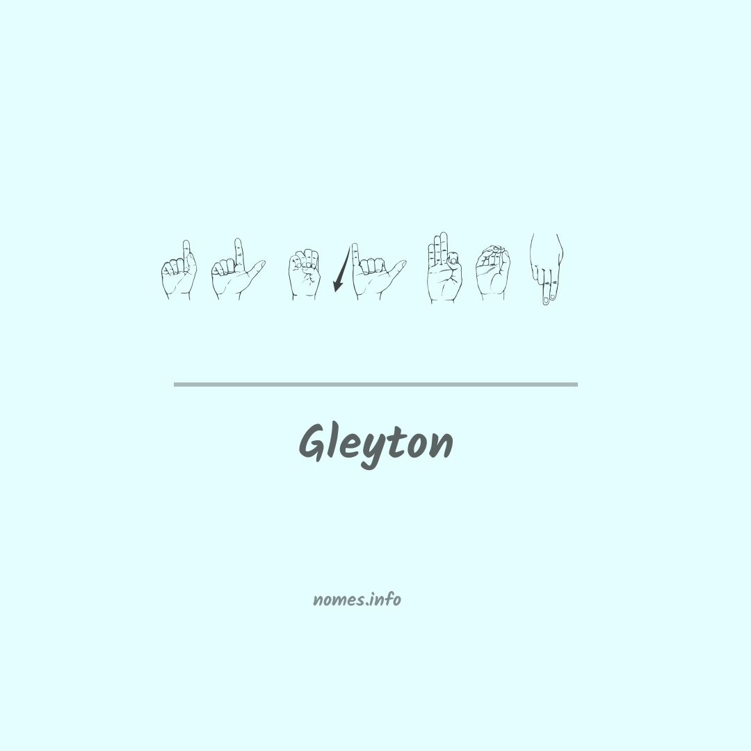 Gleyton em Libras