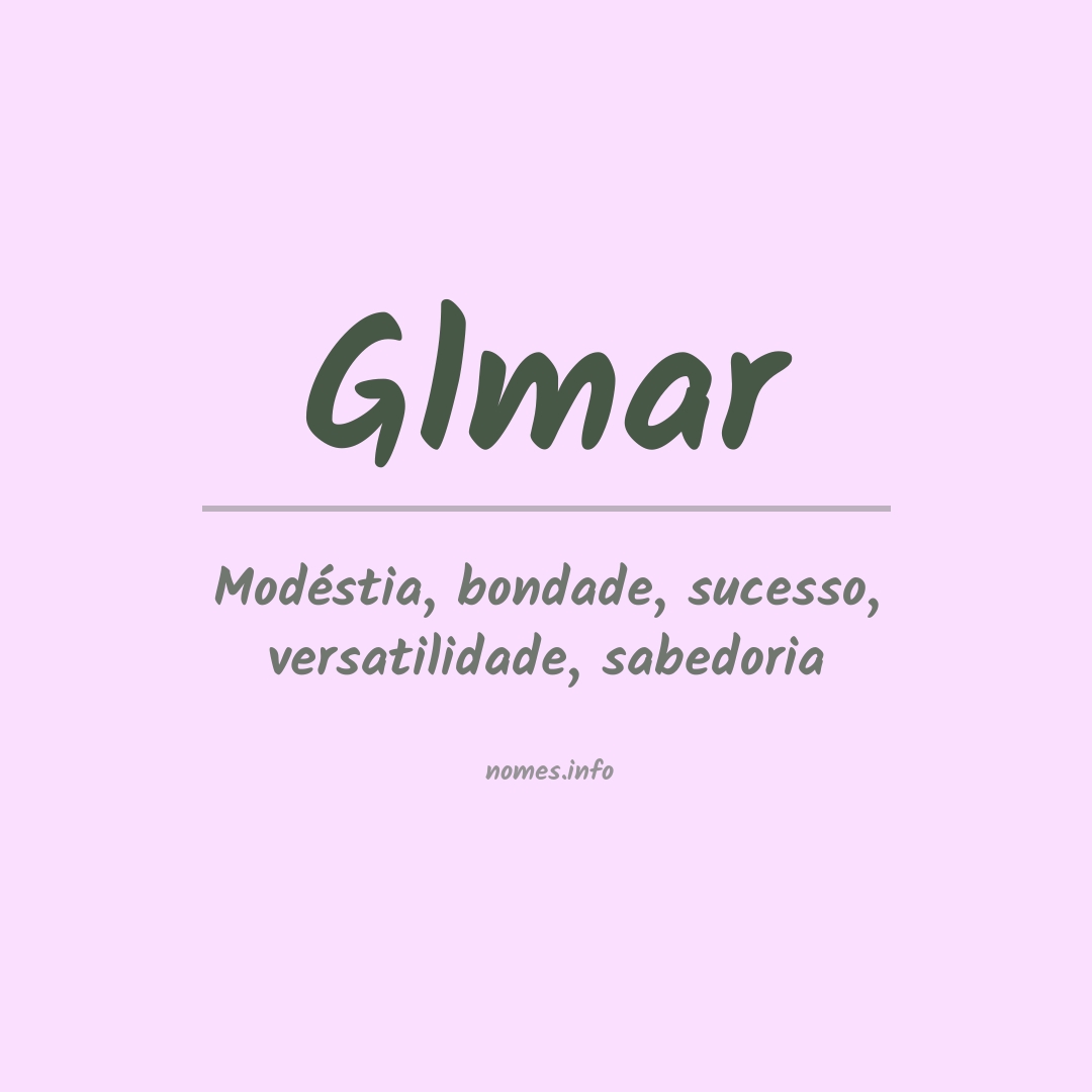 Significado do nome Glmar