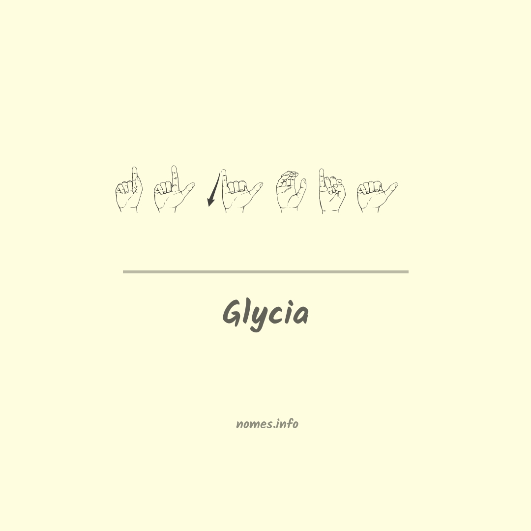 Glycia em Libras