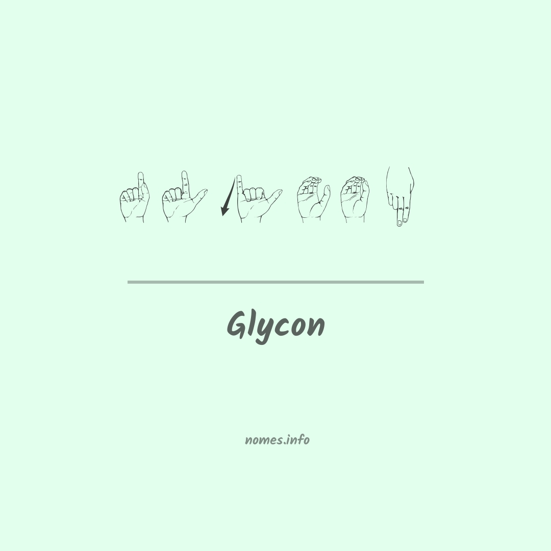 Glycon em Libras