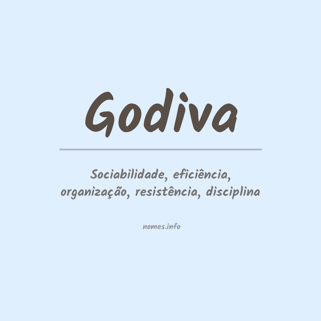 Significado do nome Godiva