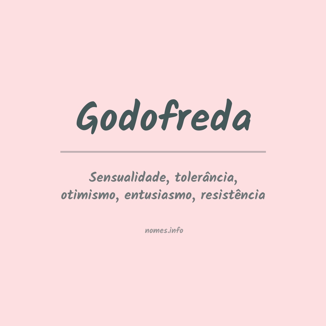 Significado do nome Godofreda