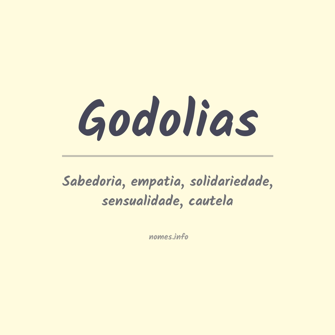 Significado do nome Godolias