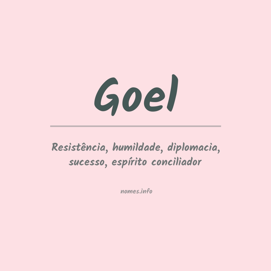 Significado do nome Goel