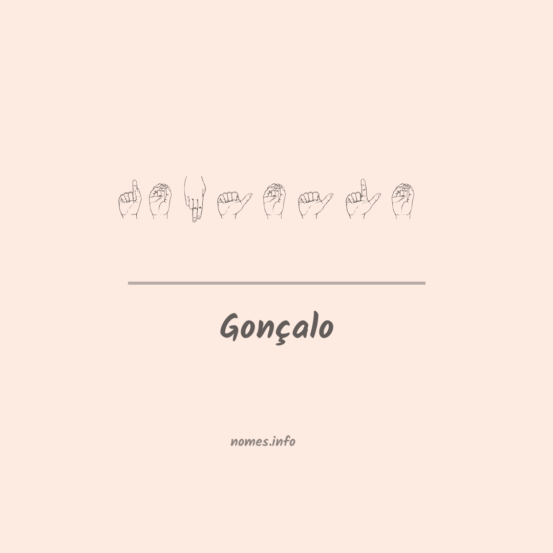 Gonçalo em Libras