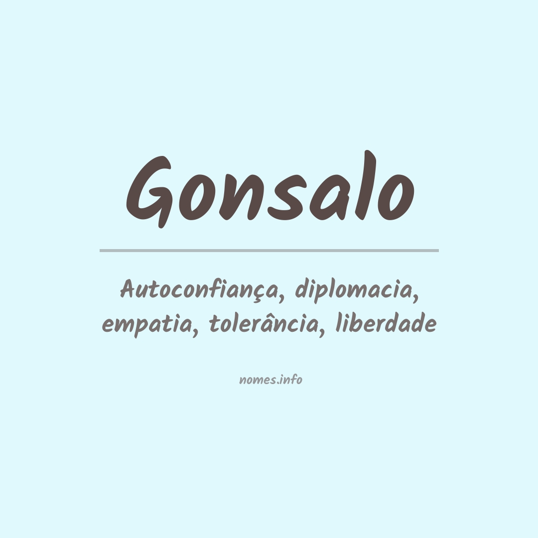 Significado do nome Gonsalo