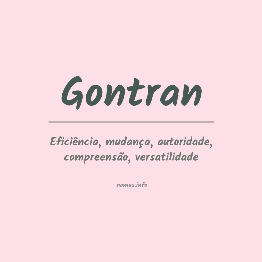 Significado do nome Gontran