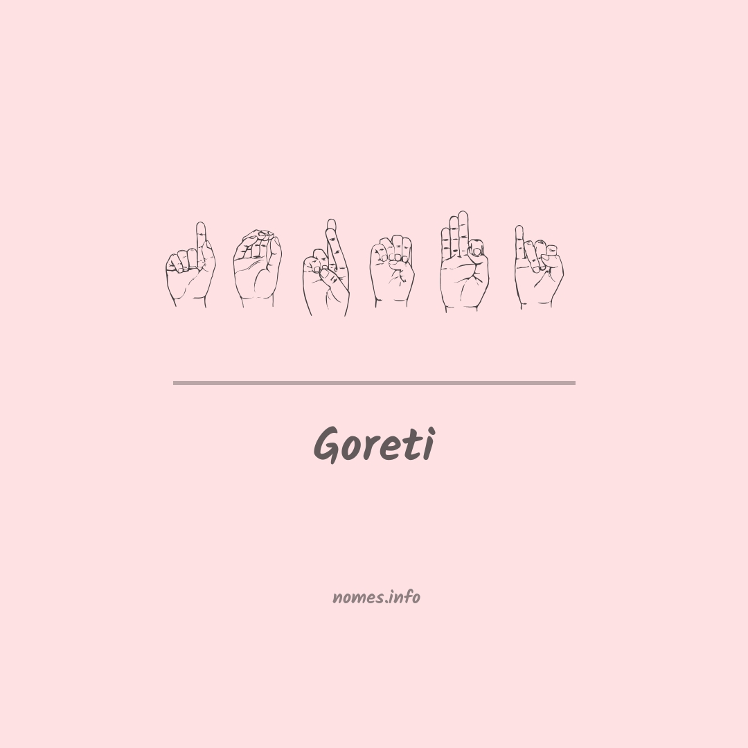 Goreti em Libras