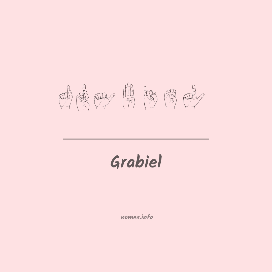 Grabiel em Libras