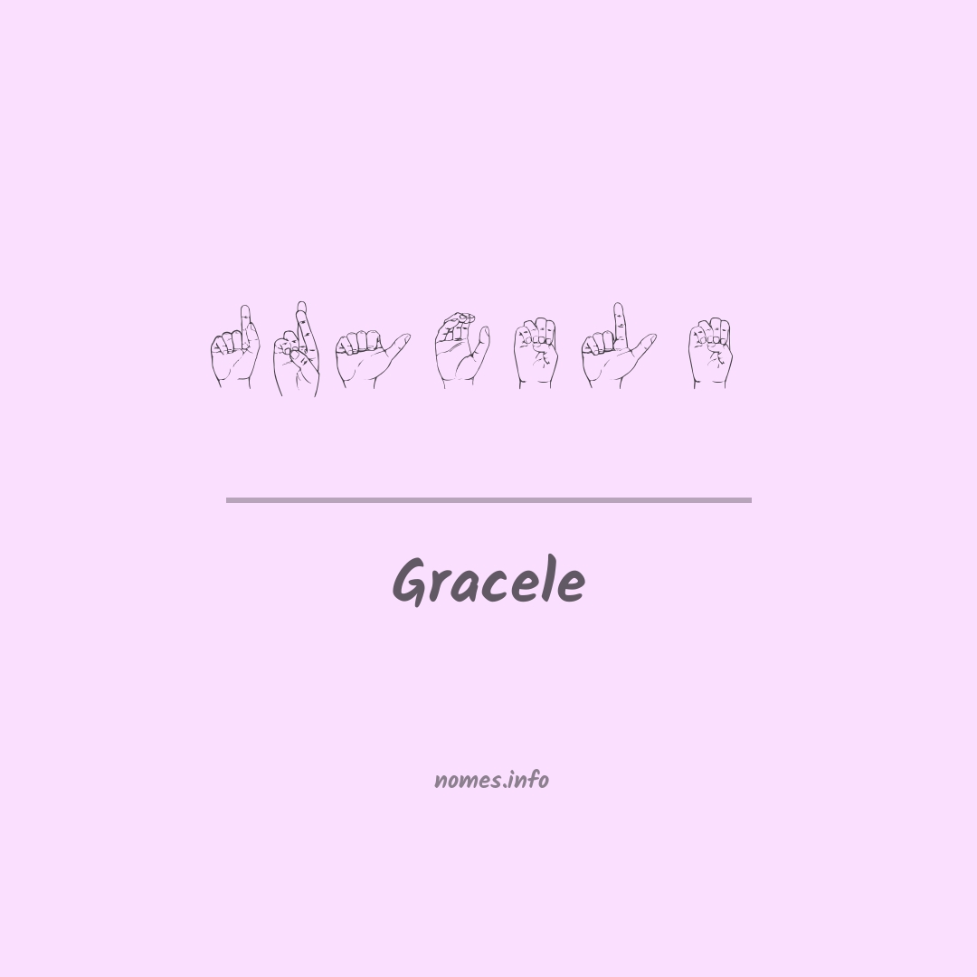 Gracele em Libras