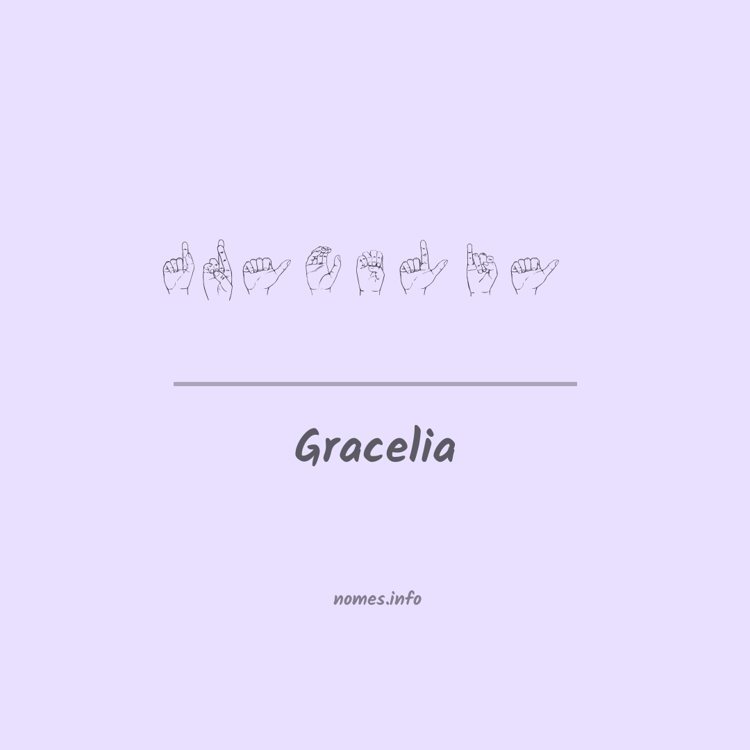 Gracelia em Libras