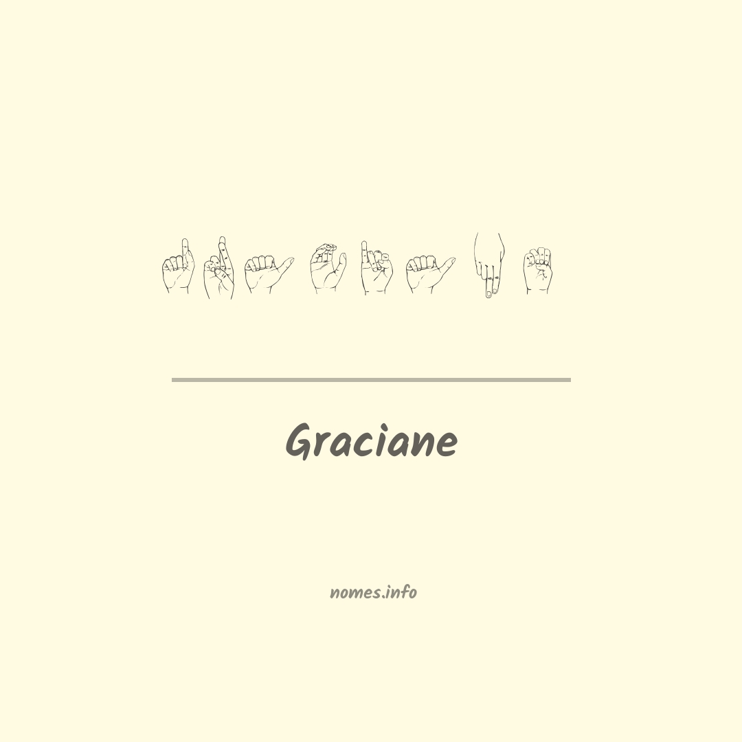 Graciane em Libras